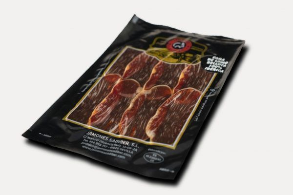 SURTIDO CON PALETA IBÉRICA DE BELLOTA 50% RAZA IBÉRICA 20 SOBRES DE 100 GRS - Imagen 2