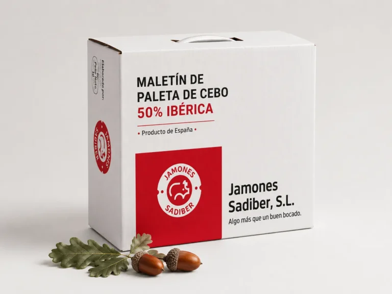 maletín de paleta de cebo 50% ibérica