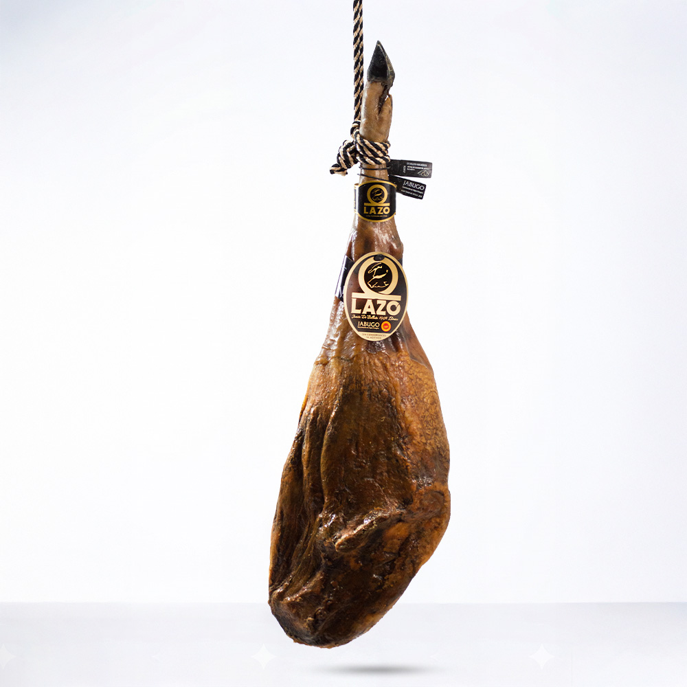 JAMÓN DE BELLOTA 100% IBÉRICO DOP JABUGO LAZO
