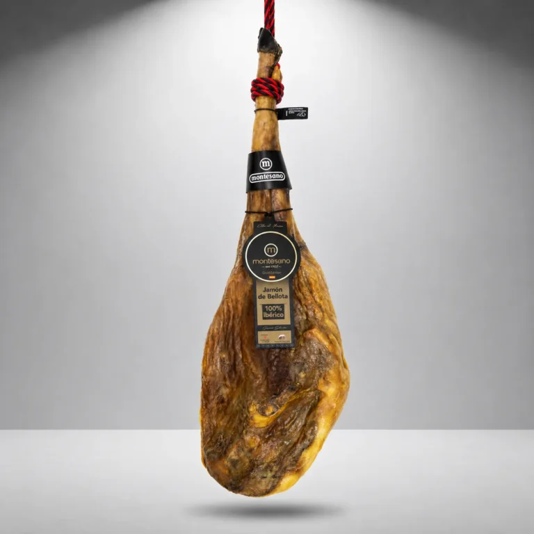 Jamón de bellota 100% ibérico Montesano Extremadura